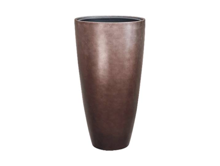 Hoher Blumentopf „Metallic Partner“, verschiedene Grössen Coffee Matt Baq Design