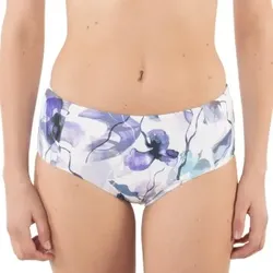 Femilet Java Sustainable Midi Bikini Brief Lila gemustert Polyamid 42 Damen