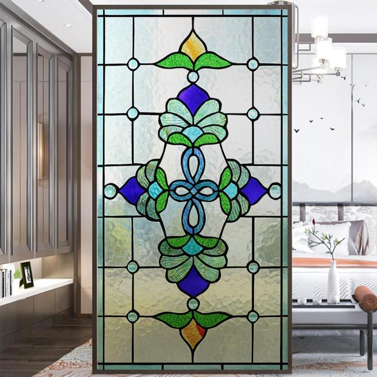 Matglas Raamfolie voor Privacy en Decoratie - Mat - 60 x 100 cm