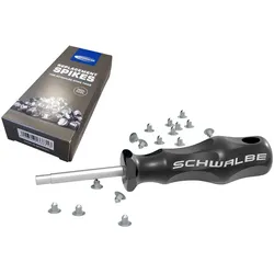 SCHWALBE Ersatzspikes mit Werkzeug | 50 Stahl Spikes