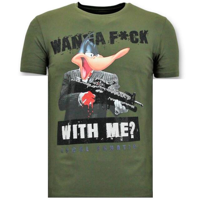 Local Fanatic T-shirt shooting duck gun