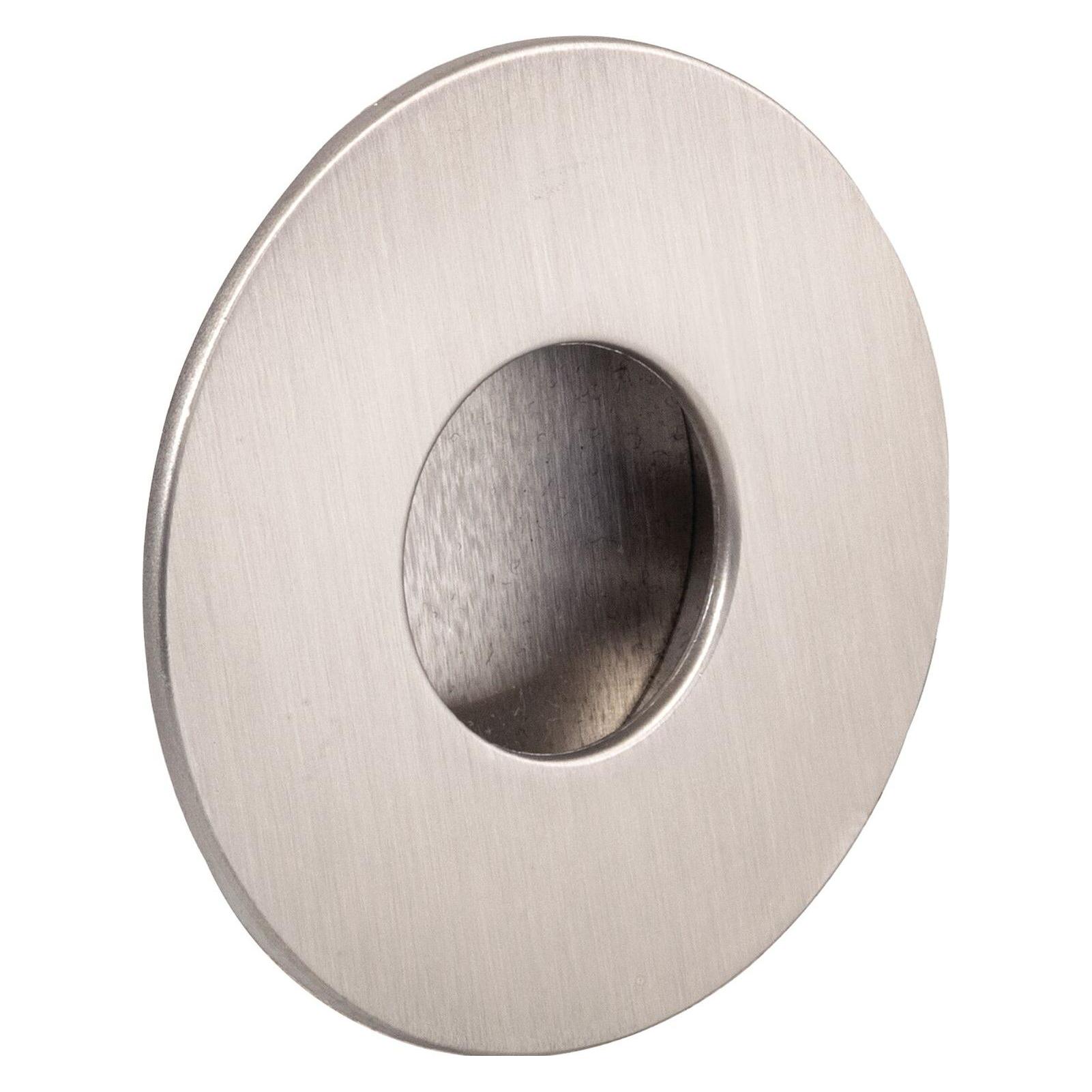 Estamp Muschelgriff Geometric rund ø 70 mm, Einlass ø 45 mm, ZN Edelstahl Effekt (43290949)