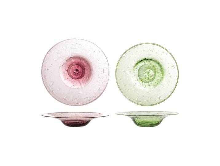 Bloomingville Assiette Sunil, lot de 2 Vert