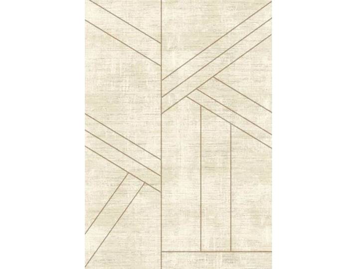 Teppich Juno beige Polyester 80 x 150 cm