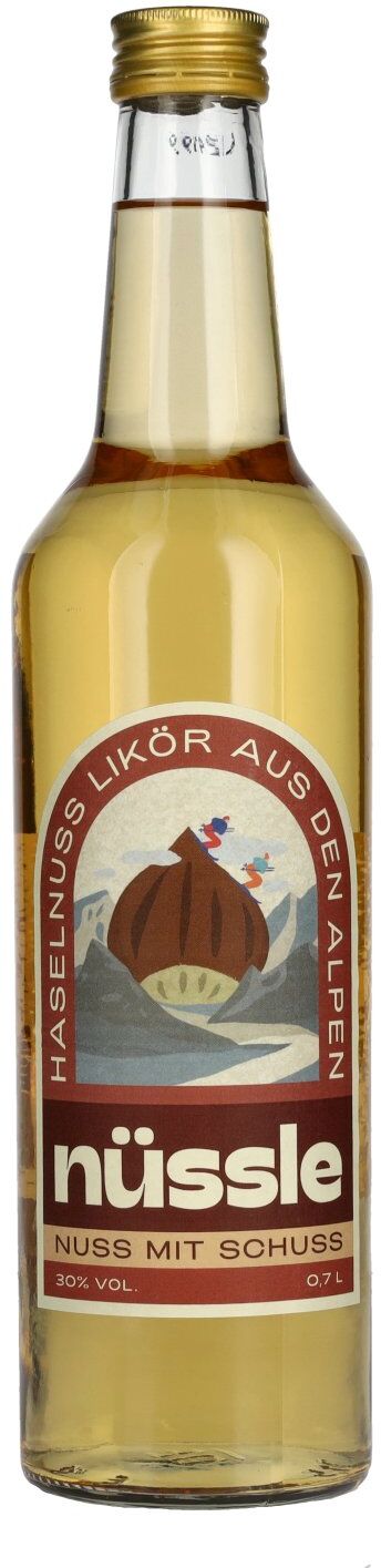 NÜSSLE Nuss mit Schuss Haselnuss Likör 30% Vol. 0,7l