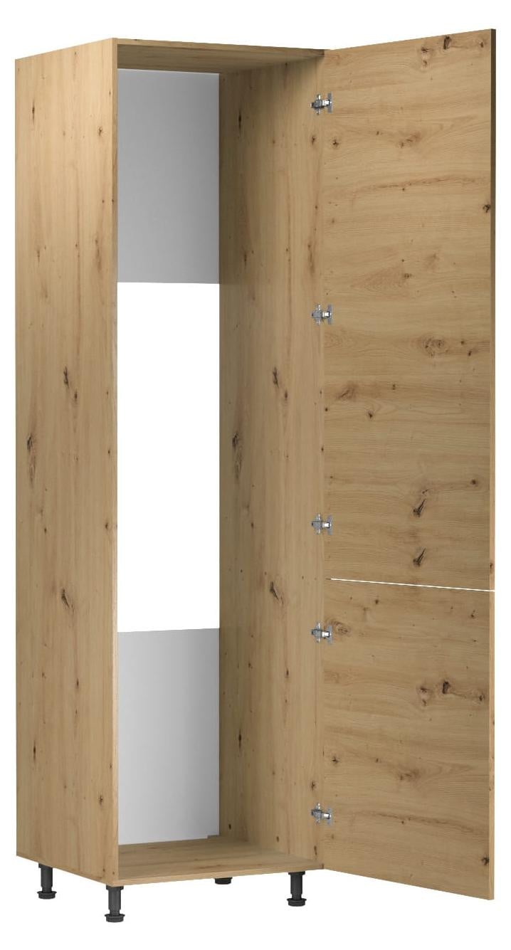 AEA Inbouwkast voor koelkast, houten nisjeskast voor de badkamer