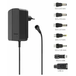 HAMA Schaltnetzteil universal, einstellbar, 1500mA, 18W, max. 12V, 7 Adapter