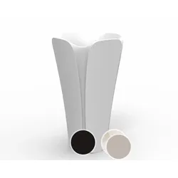 Vondom »PEZZETINA« Outdoor Pflanzengefäß 50x50 cm / White / Basic Matt