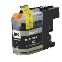 Kompatible Druckerpatrone Brother LC-123 BK Black, Schwarz XL, LC123BK