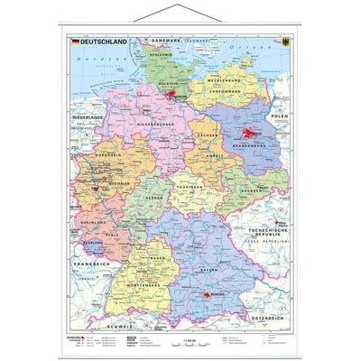 Deutschland politisch, von Heinrich Stiefel, Stiefel Eurocart, 978-3-929627-30-5