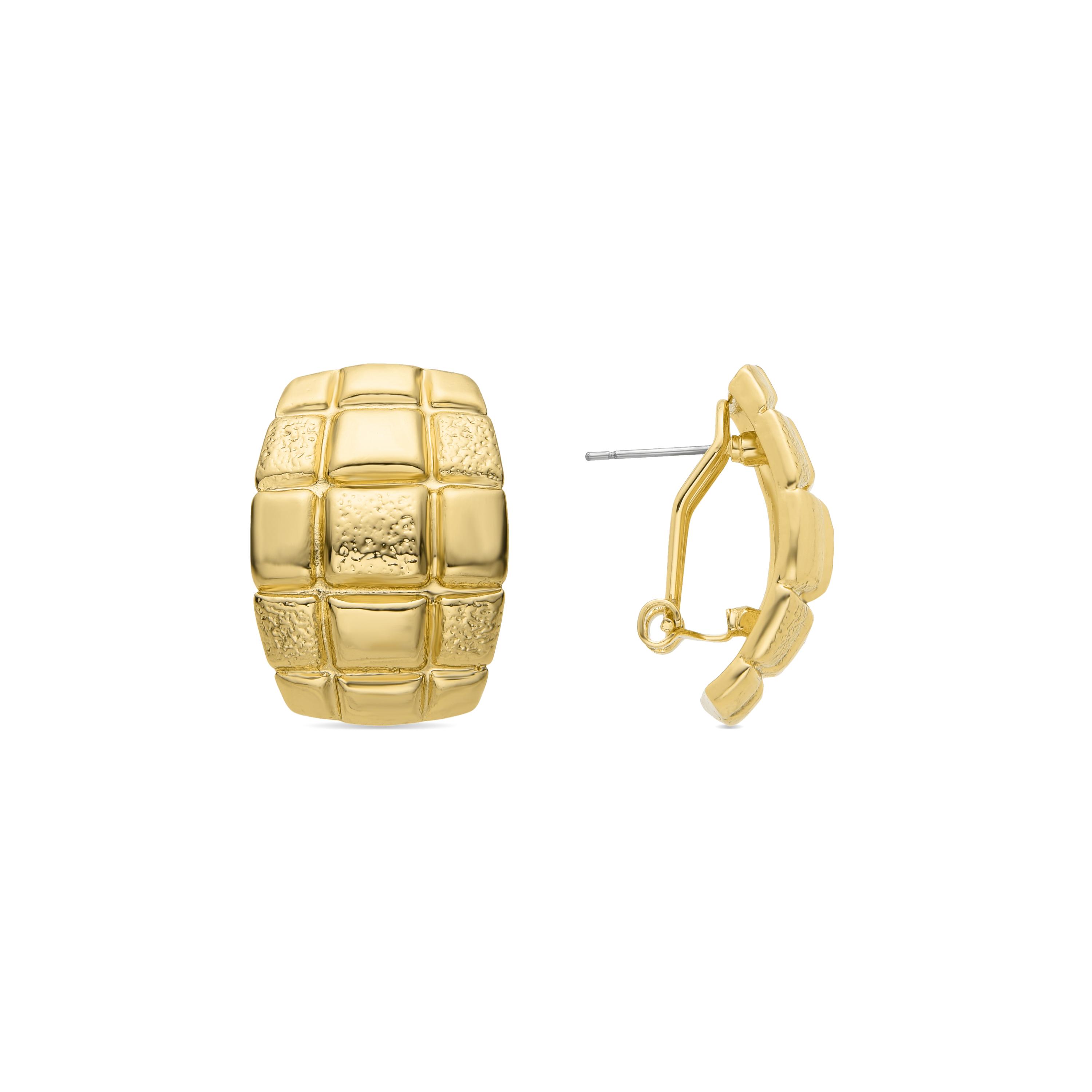 Luxenter-Ohrringe aus 18k Gelbgold - Abalt