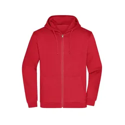 Men's Promo Zip Hoody - 3XL - red