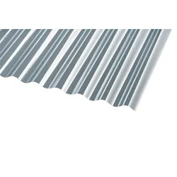 Polycarbonat Wellplatten klar Sinus 76/18 0,8 mm 1040 x 5000