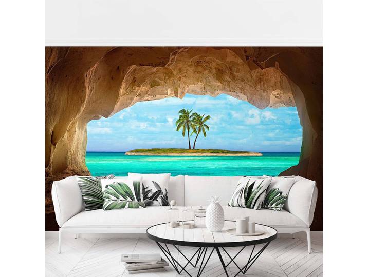 Vliestapete Blick ins Paradies 432 x 290cm 432 x 290 cm