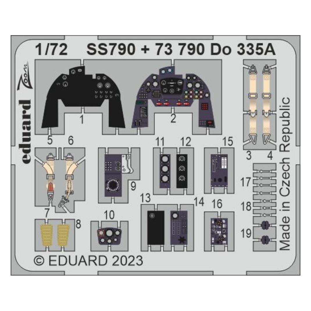 Eduard Do 335A for HOBBY 2000 / DRAGON (SS790)