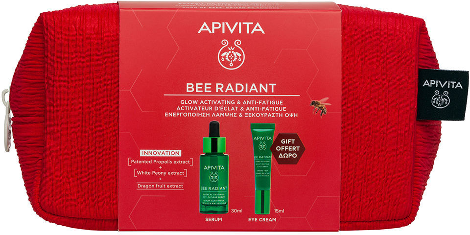 Apivita Sérum Radiante Bee - Sinais de Envelhecimento e Antifadiga - Conjunto com 3 unidades