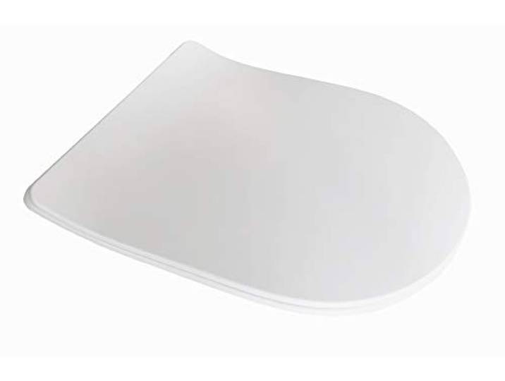 ADOB WC Sitz Klobrille kompatibel mit Subway 2 von Villeroy & Boch, Absenkautomatik und zur Reinigung abnehmbar von der Keramik, 57082