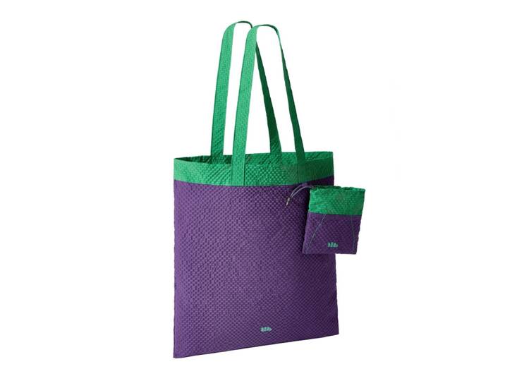 Beneunder GP155 sac pliable à main et bandoulière, sac cabas grande capacité violet