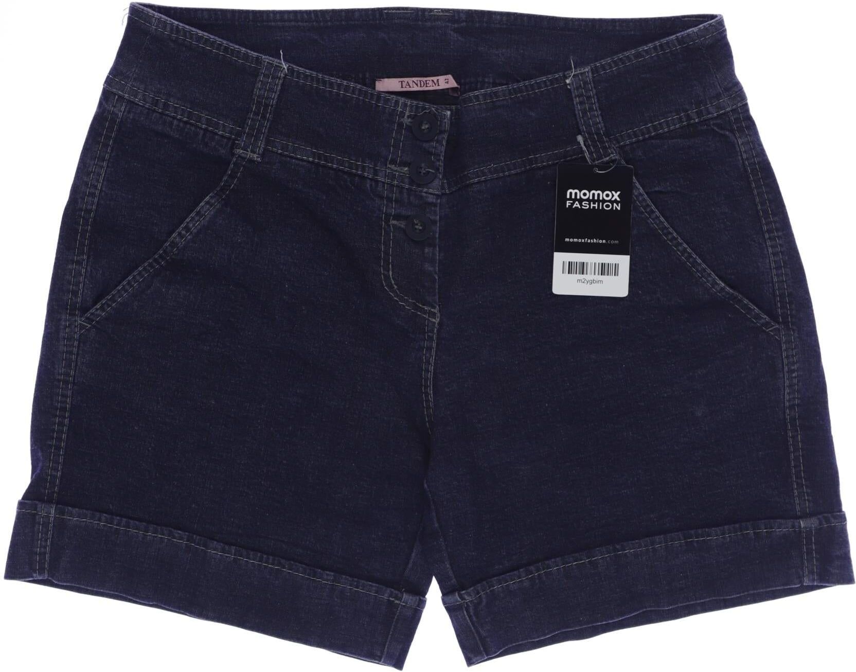 Tandem Damen Shorts, Marineblau, Gr. EU 36 (IT 42), kein / Etikett - Second Hand