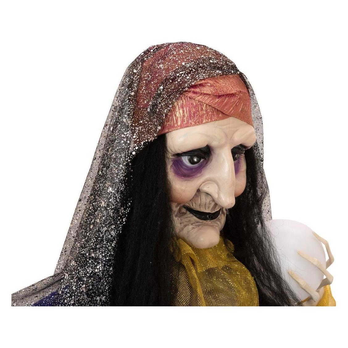 Europalms Halloween Figur Wahrsagerin, animiert 50cm (1 Stk.) (83316113)