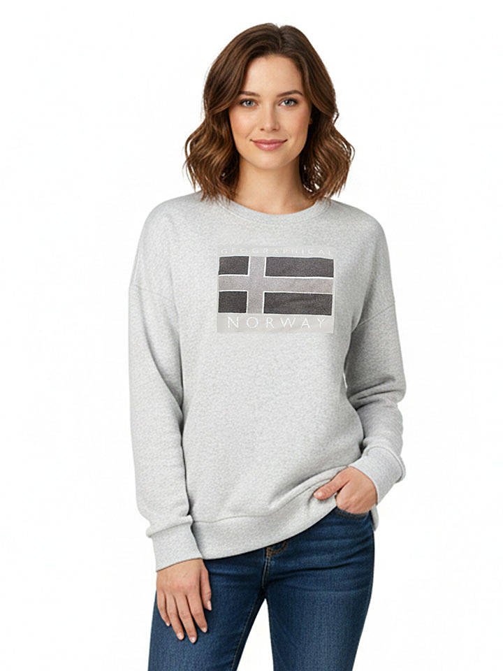 Geographical Norway Sweatshirt "Gigi" in Grau - XXL