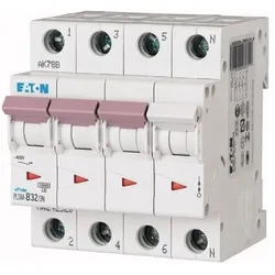 Eaton, Schutzschalter, 242546 Leitungsschutzschalter, Char. C, 32 A, 3 + N