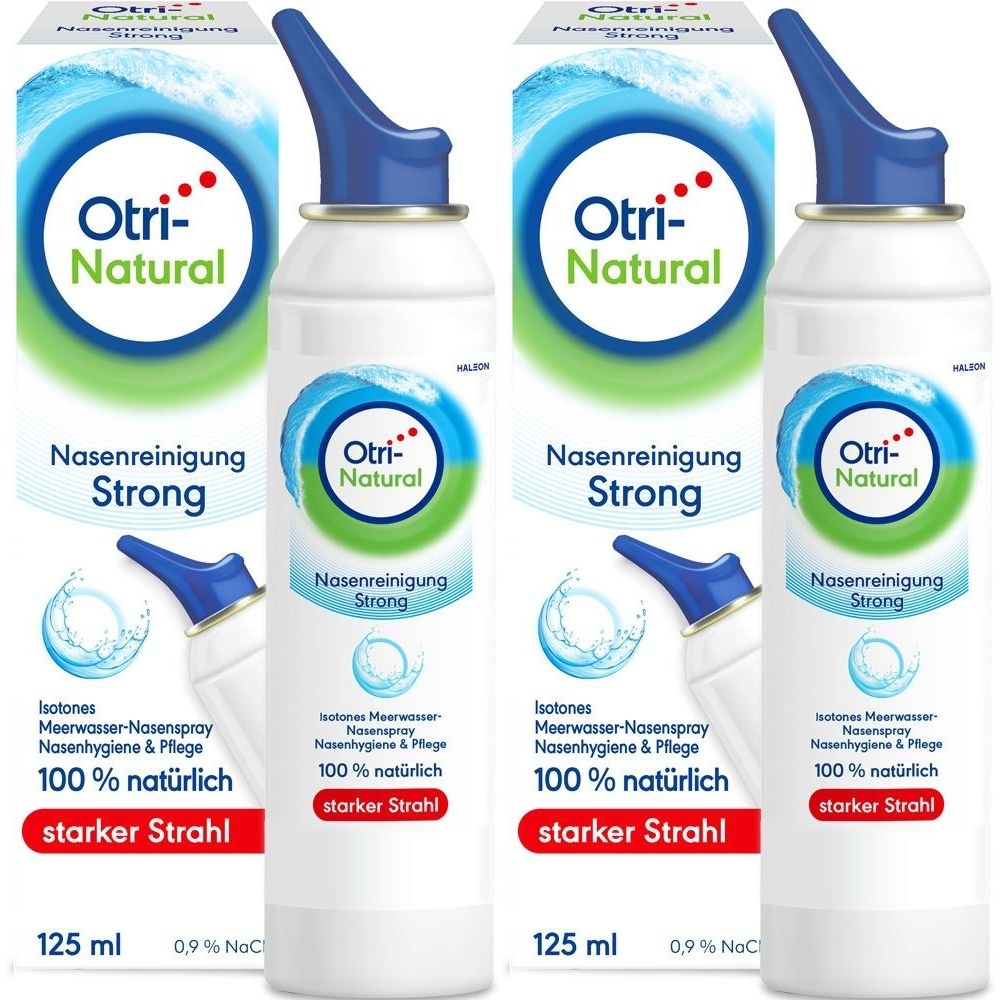 Otrinatural Nasenreinigung strong 2x 2x125 ml Nasenspray