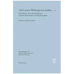 'Auf einen Widerspruch stossen', Biografien von Reinhard Mehring, Hubertus Buchstein