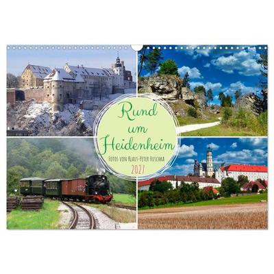 Rund um Heidenheim (Wandkalender 2027 DIN A3 quer), CALVENDO Monatskalender