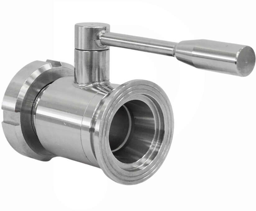 Polsinelli Valvola inox a sfera DIN 40 M x GA 40
