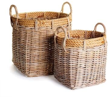 Porch & Petal Sonoma Harvest Baskets, Set Of 2