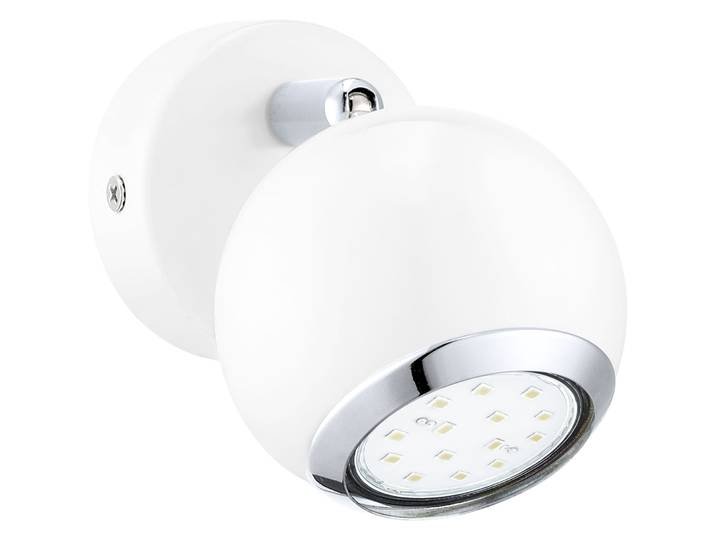 Eglo Spot Bimeda Weiss, chrom Stahl B 13 cm - LED - Spot- LED Energiesparlampe
