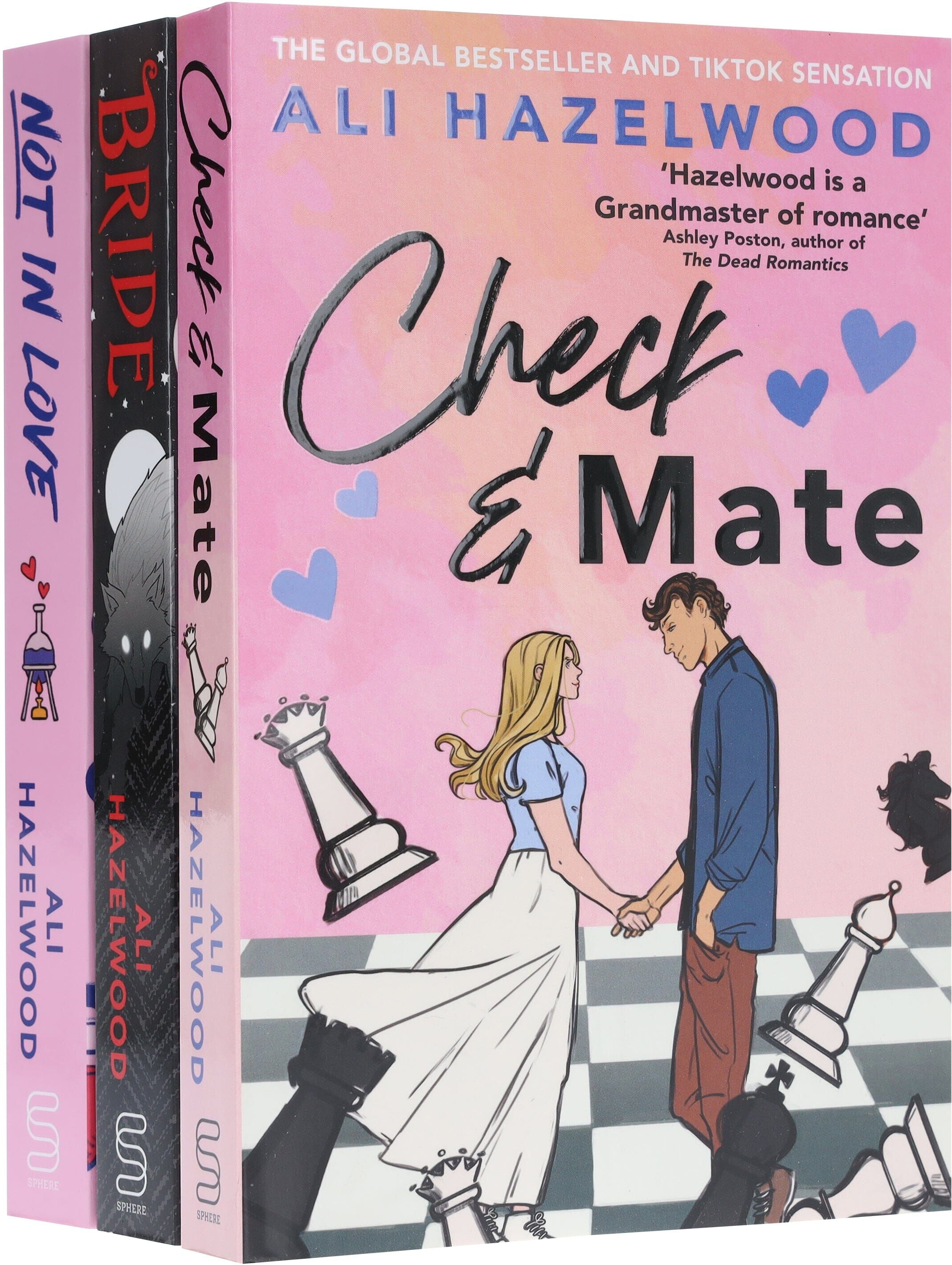Ali Hazelwood's Check & Mate, Bride & Not in Love 3 Books Collection Set - Fiction - Paperback Hachette