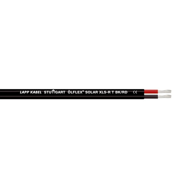 Lapp ÖLFLEX SOLAR XLS-R T Zonnestroomkabel dubbelader 2x4mm² zwart/rood 20 meter