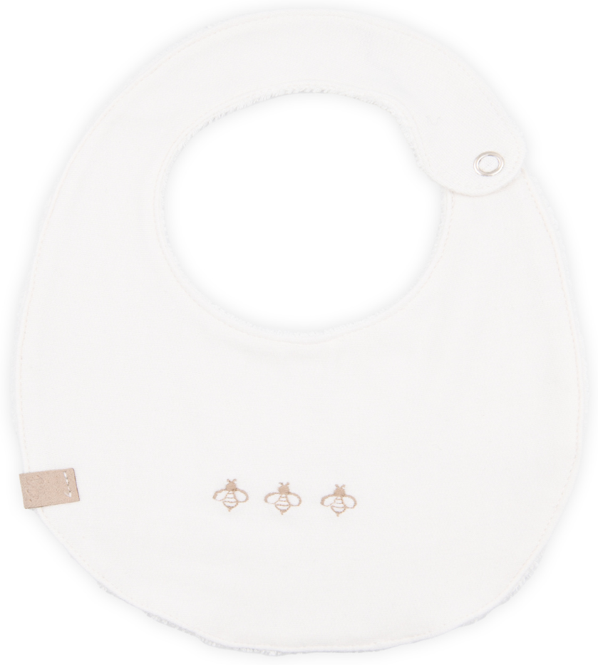 Bamboom Babero de Esponja para niños - Bees