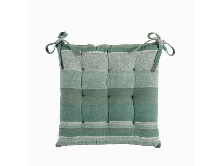 Galette de chaise carrée rayée - lot de 2 - Blancheporte