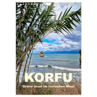 Korfu Grüne Insel im Ionischen Meer (Wandkalender 2026 DIN A4 hoch), CALVENDO Monatskalender