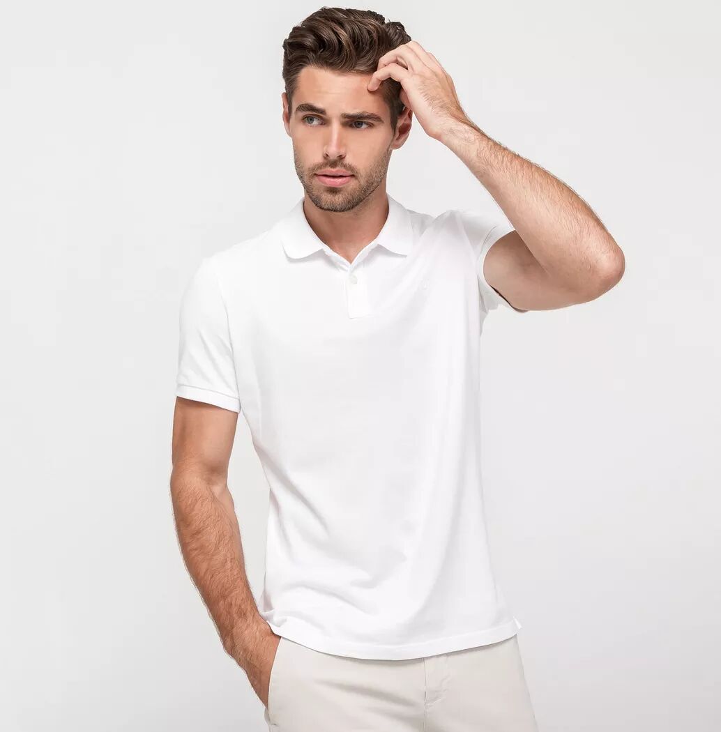 Marc O' Polo - Poloshirt, kurzarm, für Herren, Weiss, Größe M