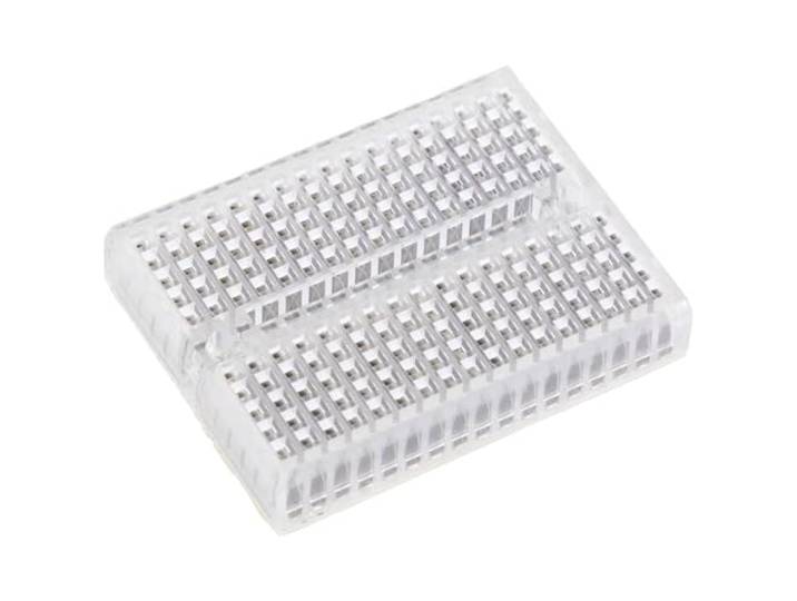 Velleman Mini breadboard, set van 4 stuks, soldeervrij, 4 x 170 contacten, compatibel met Arduino, ABS, transparant