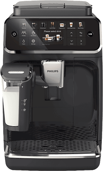 REACONDICIONADO Seminuevo Muy bueno Cafetera superautomática - Philips EP4441/50, LatteGo, Pantalla táctil, 12 ajustes, Función QuickStart, 15 bar