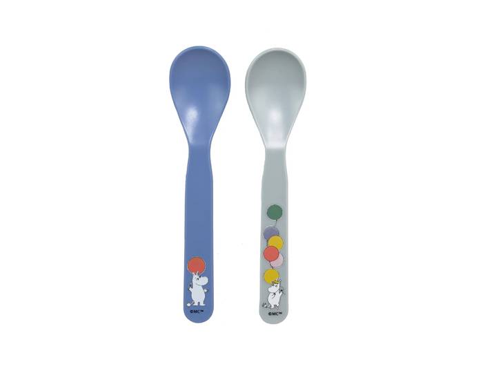 Rätt Start Cuillères Mumin Festligheter, 2 pièces Gris-bleu