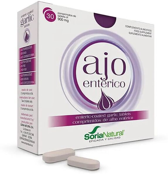 Soria Natural AJO ENTERICO 30 Tabs