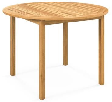 Costway 4-Person Large Round Outdoor Dining Table