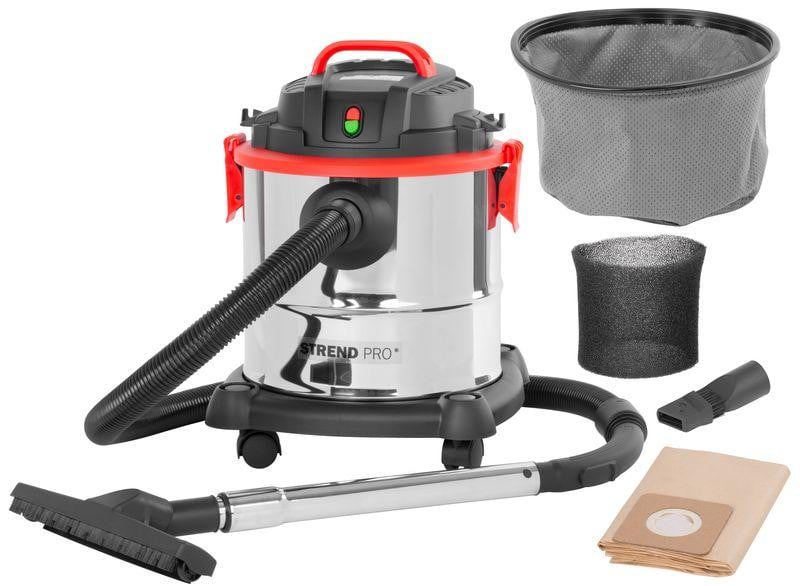 Strend Pro K-411F/1200 industriële stofzuiger, 20 liter, 1200 W