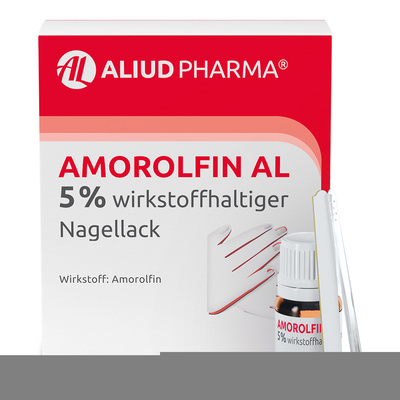 ALIUD Pharma GmbH Amorolfin AL 5% Nagellack bei Nagelpilz 3 ml 09091228