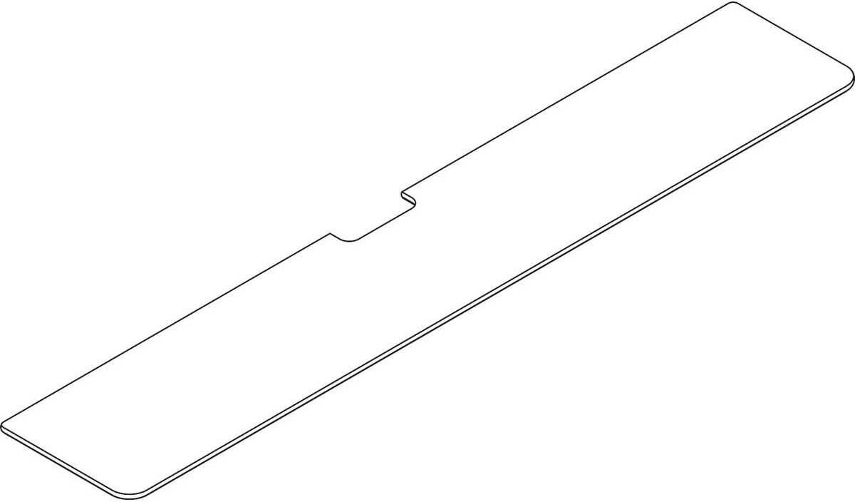 Hansgrohe replacement glass shelf 92735000