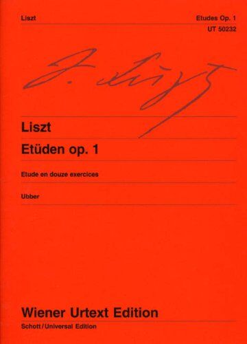 Franz Liszt - ETUDEN OP. 1 PIANO - Preis vom 15.10.2026 23:06:25 h
