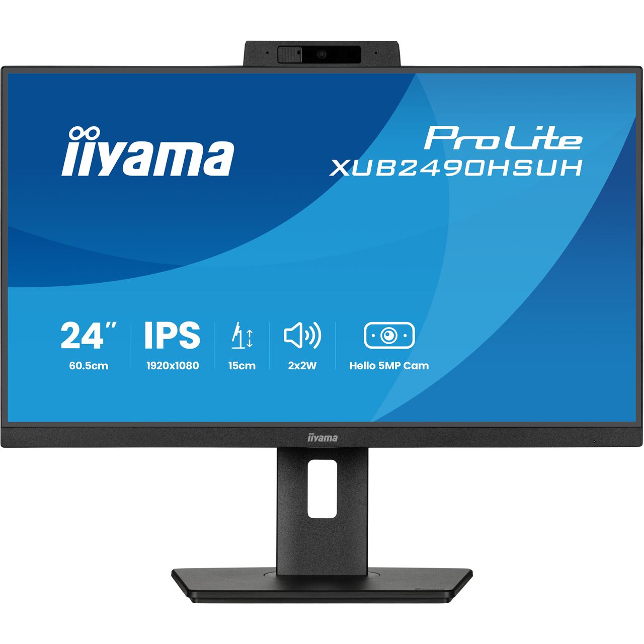 23,8" (60,47cm) iiyama ProLite XUB2490HSUH-B2 schwarz 1920x1080 1xDisplayPort / 1xHDMI
