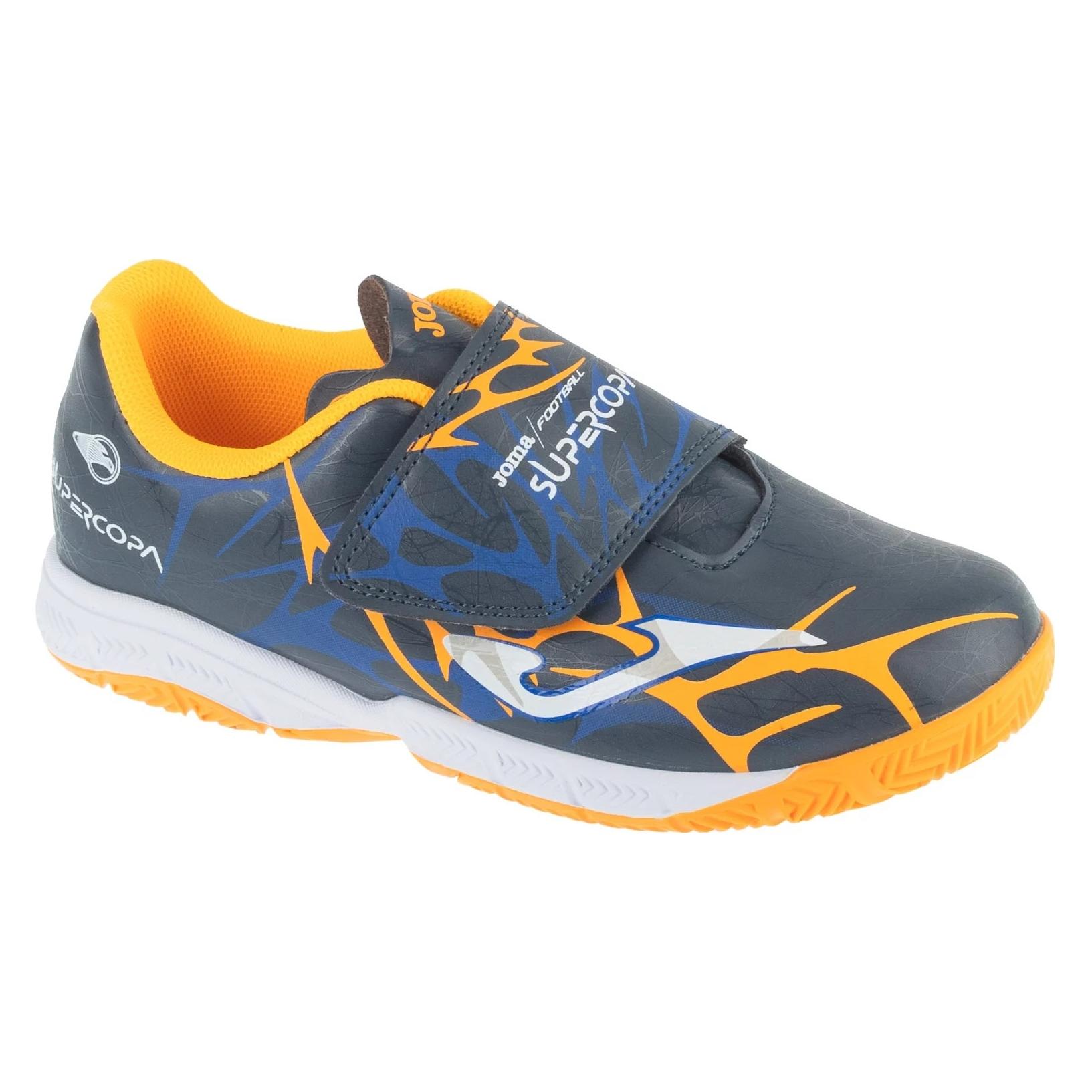 Joma Hallenfussballschuhe für Erwachsene Sport Super Copa 2503 Blau (31) (SCJW2503INV)