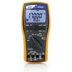 HT Instruments, Multimeter, HT8100 Kalibrator Kalibriert nach Werkss (CAT III 1000V, CAT IV 600V, Hand-Multimeter)
